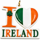 Ireland Shamrock Ornament Irish Flag Heart St Patricks Day Celtic Christmas Fs