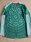 Adidas Mexico 2026 Home Long Sleeve Jersey Authentic Green Ka3998   Mens S Small