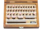 Grade As-0  050 To 4 000  36 Pcs Rectangular Gage Block Set Nist Cert M 