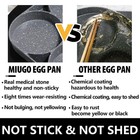 4 Holes Egg Fry Pan Pancake Maker Non-stick Egg Burger Pan With Wooden Handle