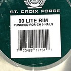St  Croix Forge  2 Horseshoes 00 Lite Rim Punched For Ch 5 Nails New