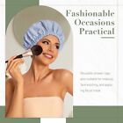 Reusable Shower Cap For Women  Large Waterproof Shower Bonnet Washable Elastic