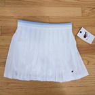 Girls Champion Pleated Mesh Skort Tennis Athletic White Size Medium 10 12
