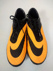 Nike Hypervenom Phantom Black Bright Citrus 2013 Men   s Size 11 5 Great Cond 