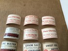 20 Vintage Drug Store Medicine Bottle Labels Pharmacy Nashville Chapel Hill Tenn