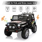 12v Kids Ride On Car 2 Seater Electric Vehicle Toy Truck Jeep W  Remote Control