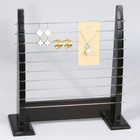 Wooden Display Stand Beads Display Rondelles Rack Pandora Beads Organizer Walnut