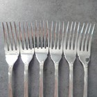 Christofle Rubans 6pcs Silverplate Flatware Fish Fork Excellent