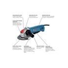 Bosch Gwx10-45pe X-lock 4-1 2in Ergonomic Angle Grinder  certified Refurbished 