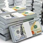 1000 Pcs 100 Dollar Bills Replica Play Money Movie Fake Bank Games Kids Cash