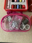3 Vintage Sewing Kits Thread Scissors Buttons Measuring Tape Needles Thimbles
