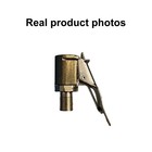 2pc Brass Tire Air Chuck  Locking Quick Connect Inflator Hose Adapter  No Lea