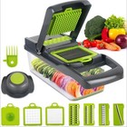 15-in-1 Vegetable Fruit Chopper Cutter Food Onion Veggie Dicer Slicer Kitchen