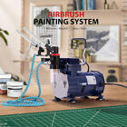Airbrush Kit Dual-action Airbrush Compressor Art Nail Tattoo Makeup Model