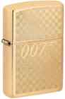 Zippo 46298 James Bond 007 Design   Brushed Brass Lighter   pl  Pipe Insert