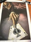 Norm Nielson Fabrini Storm Artwork Signed Magician 20 X 14 Canvas