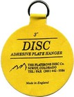 Flatirons Disc Adhesive Medium Plate Hanger Set  4 - 3 Inch Hangers  