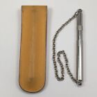 Hermes Rare Whistle With Cap Dog Whistle Yellow With Leather Case Very Rare