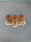 Vintage Hollywood -regency Style Triple Lipstick Holder