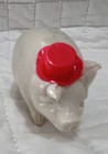 1940-1950 s Vintage Celluloid Pig Figural Sewing Tape Measure Made In Japan