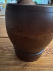 Mid 19th Century Wooden Walnut  Mortar And Pestle - Nice Patina
