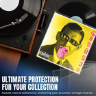 Tnp 100 Clear Plastic Vinyl Record Sleeves Outer 3 Mil - Vinyl Protective Sleeve