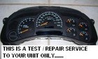03-07 Gm Chevy Sierra Silverado Speedo Gauge Cluster Full Repair Service   Leds