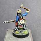 Painted Dungeons   Dragons French   Indian War Silver Bayonet 28mm Indian Scout