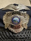 Police Officers Hat-state Of Kansas Police Hat-midway Cap Company  Size 7 3 8
