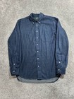 Gitman Bros For Stag Vintage Shirt Mens Xl Blue Denim Cotton Classic Button Down