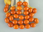 Vtg Marbled Butterscotch Bakelite Catalin Prayer Beads Rosary W Tassel 189 4g