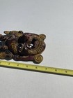 Antique Tibetan Ceremonial Wood Mask Deity Protective Demon Mini 
