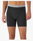 Hanes Mens 6 Pack Boxer Briefs Cotton Wicking Cool Comfort Black gray 2xl