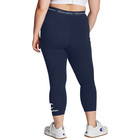 Champion Womens Navy 7 8 Double Dry Athletic Knit Leggings Pants Plus 3x   4x