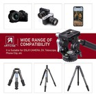Compact Tripod Fluid Head Panoramic Tripod Video Head Pan Tilt Head W  Qr Plate