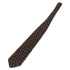 Fendi Necktie Silk Black Auth 174882a