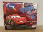 Disney Pixar Cars 2 Microfiber 3-piece Twin Sheet Set New  Lightning Mcqueen Bed
