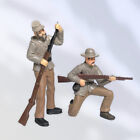 Rare Confederate Soldiers American Civil War Army Lot 2 Pvc Toy Model Figures
