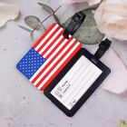 Usa Luggage Tag Label Id Suitcase Bag Baggage Travel American Flag Old Glory New