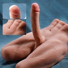 Huge Lifelike Dildo Sex Doll Male Body Torso Adult Sex Toy For Women Men
