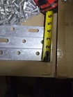 Unistrut Fitting Aluminum 3 Hole Strait Bracket  Lot Of 20