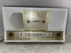 Olympic Model 555 Radio alarm Clock Tested Read Atomic Age 1960s Tube Radio