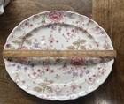 Vtg Johnson Brothers Rose Chintz Serving Platter England 11 5    X 9 75   