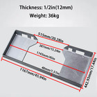 1 2  Quick Tach Mount Plate Attachment For Bobcat Skid Steer Loader Free Ship Us