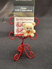 Vintage Avon Valentine Teddy Bear Collection - Teddy On Music Stand Av