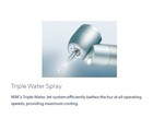 Nsk Ti-max X450 M4 Surgical 45   Led Speed Handpiece Dental Triple Water Jet 18w