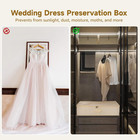 Wedding Dress Storage Box  Wedding Dress Preservation Box With Dustproof Cover  