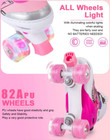 Adjustable Roller Skates For Girls And Women all 8 Wheels Of Girl s Skates Shine