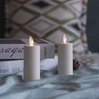 3  Luminara Flameless Battery Votive Candles Set Of 2 4 6 8 Moving Flame Ivory
