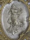 19c Antique Wall Art The Muse Erato In Relief Cast Iron French Rococo 15  Frame